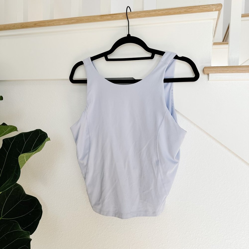 Lululemon Align High Neck Tank Top Pastel Blue Size 16